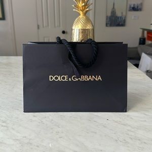 🖤💛DOLCE & GABBANA shopping empty bag- Fair Condition - Empty shopping paperbag